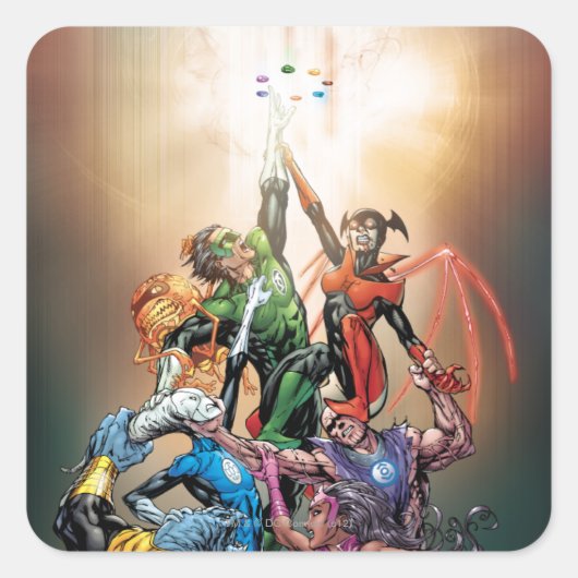 最も黒い夜覆い スクエアシール (正面)