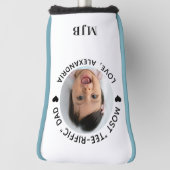 最もT型リフフィックパパ – ゴルファーカスタムフォトパター ゴルフヘッドカバー (回転90)