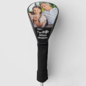 最もTee-RifficボーナスGRANDPAカスタムゴルファー写真 ゴルフヘッドカバー (正面)