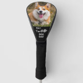最もTee-Riffic DOGパパカスタムゴルファー写真 ゴルフヘッドカバー (正面)
