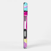 最カラフル大主義表現抽象芸術 iPhoneケース (右側面)