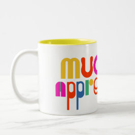 最カラフル高の感謝してい高 ツートーンマグカップ