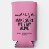 最パーソナライズされたもバチェロレッテに近いおもしろい スリム缶クーラー (正面)