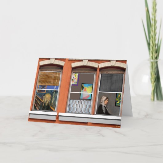 「最上階のギャラリー」 カード (正面)