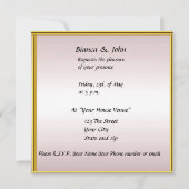 最人気がある大エレガント50周年 招待状 (裏面)