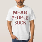最低な人って嫌い Tシャツ (正面)
