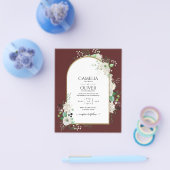 最低の予算ホワイトローゼウディングカンスアーチ チラシ (シングル)