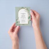 最低の予算ホワイトローゼウディングカンスアーチ チラシ (手)