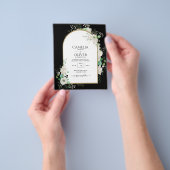 最低の予算ホワイトローゼウディングカンスアーチ チラシ (手)