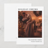 最低の季節の挨拶　ホリデー　写真の挨拶 シーズンカード (正面/裏面)