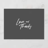 最低の愛と感謝　写真差し替え ポストカード (裏面)