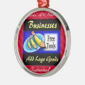 "最低の順序無し" メタルオーナメント (左)