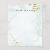 最低予算の素朴山の結婚式の招待 チラシ (裏面)