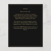 最低予算モダンのエレガントクラシック文字のみ チラシ (裏面)