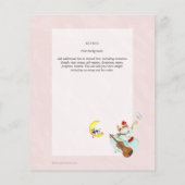 最低予算子供部屋ライムベビーシャワーフライヤー チラシ (裏面)