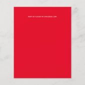 最低予算結婚ズフライヤー招待状グラムデコシック チラシ (裏面)