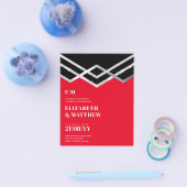 最低予算結婚ズフライヤー招待状グラムデコシック チラシ (シングル)