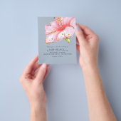 最低価格の埃っぽいブルーピンク結婚フローラ チラシ (手)