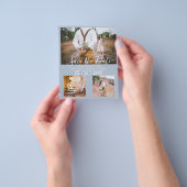 最低価格の埃っぽい青い写真保存日 チラシ (手)