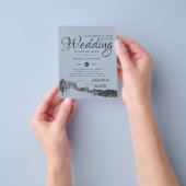 最低価格の埃っぽい青い山の予算 チラシ (手)