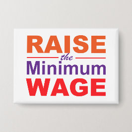 最低賃金を上げる 缶バッジ