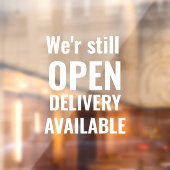 最低限の営業中 ウィンドウサイン (シート2)