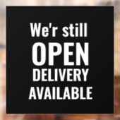 最低限の営業中 ウィンドウサイン (シート2)