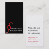 最低限の弁護士 名刺 (正面/裏面)