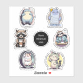 最低限界クラブ ステッカーシート | 共感できる面白さ シール (シート)