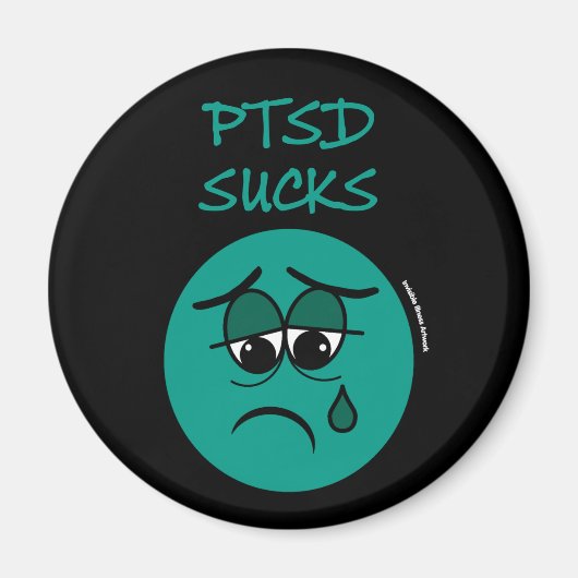 最低...PTSD マグネット (正面)