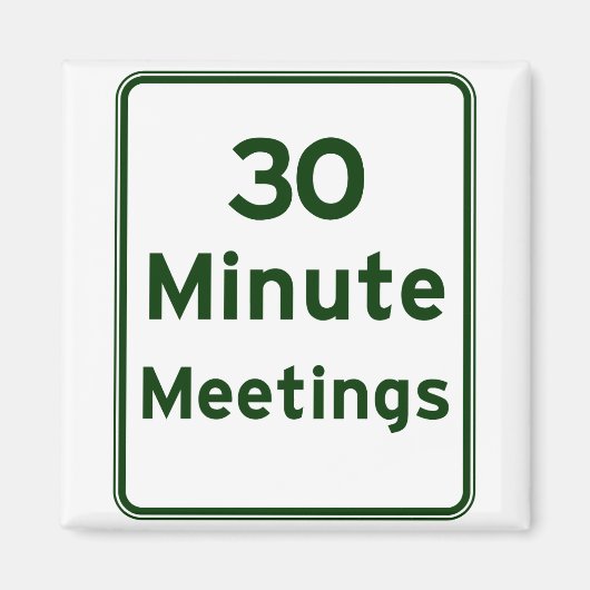 最保短の会議 マグネット (正面)