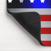 最先端のレーザーによって切られる米国旗1 マウスパッド (コーナー)