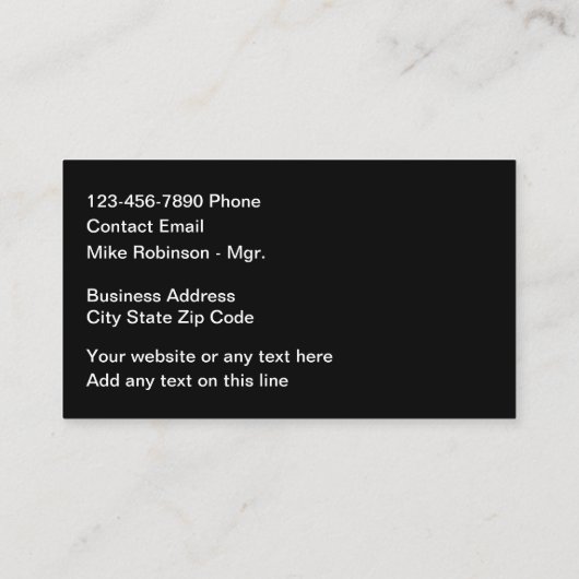 最先端建築名刺デザイン 名刺 (裏面)