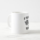 最初あなたは最後でなければ! コーヒーマグカップ (正面左)