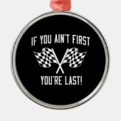 最初あなたは最後でなければ! メタルオーナメント (正面)