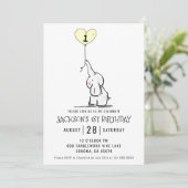 最初お洒落の誕生日 | 象 招待状 (スタンド正面)