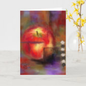 最初かみ傷の愛 カード (黄色い花)