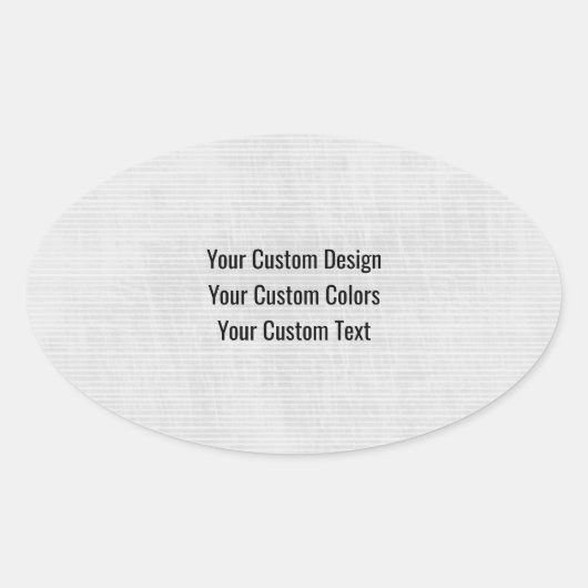 最初から作り直してオリジナルを作成 楕円形シール (正面)