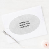 最初から作り直してオリジナルを作成 楕円形シール (封筒)