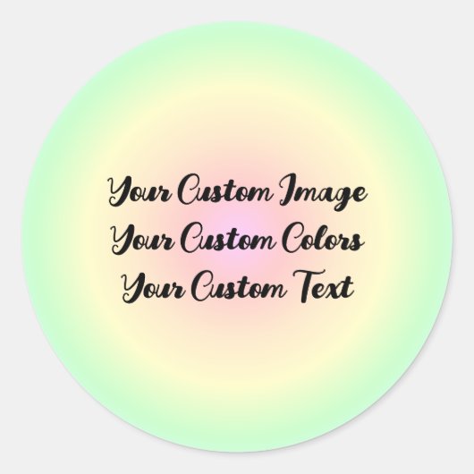 最初から作り直す - このデザインを一から作り直す ラウンドシール (正面)