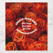 最初から作り直す - オリジナルを作成する ワインラベル (シングルラベル)