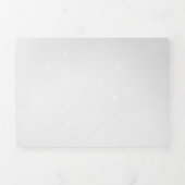 最初から作り直す - オーダーメイドを作成する 三つ折り招待状 (カバー)