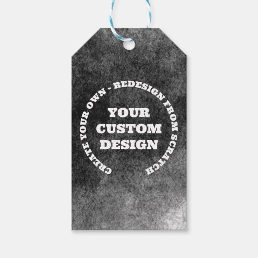 最初から作り直す - オーダーメイド商品を作成する ギフトタグ (正面)