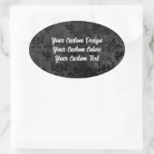 最初から作り直そう！完全にカスタマイズされたデザインに 楕円形シール (バッグ)