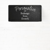 最初から作成またはカスタマイズ -  横断幕 (インサイチュ)