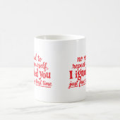 最初から無視してたよ コーヒーマグカップ (中央)