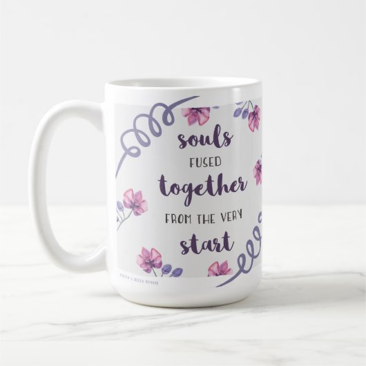 最初から融合した魂 コーヒーマグカップ (左)