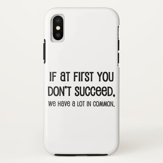 最初にうまくいかなくても Case-Mate iPhoneケース (裏面)