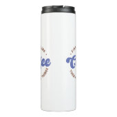 最初にコーヒーの皮肉なおもしろい引用文 タンブラー (裏面)