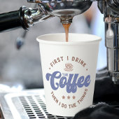 最初にコーヒーの皮肉なおもしろい引用文 紙コップ